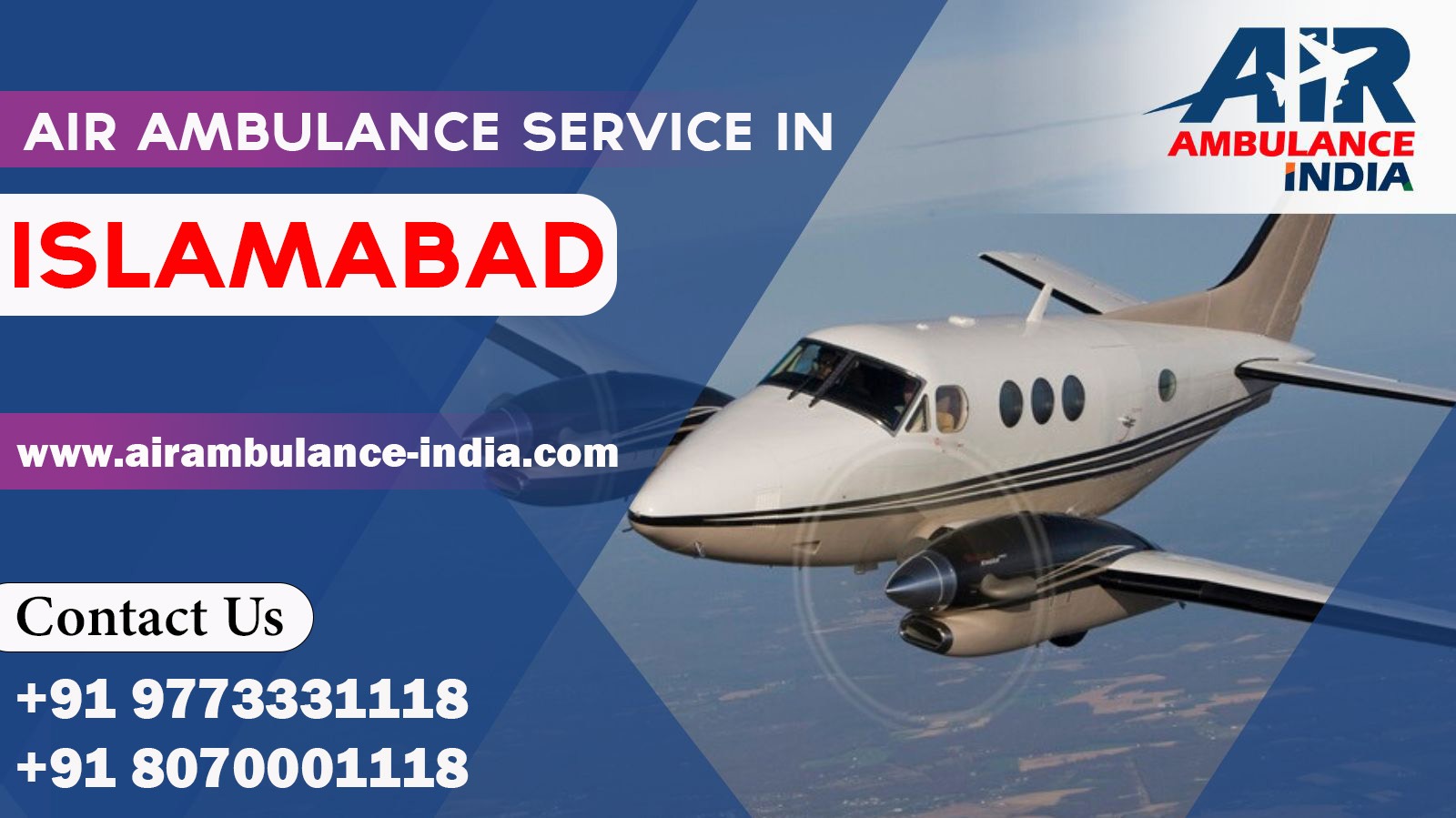 air ambulance services in Islamabad