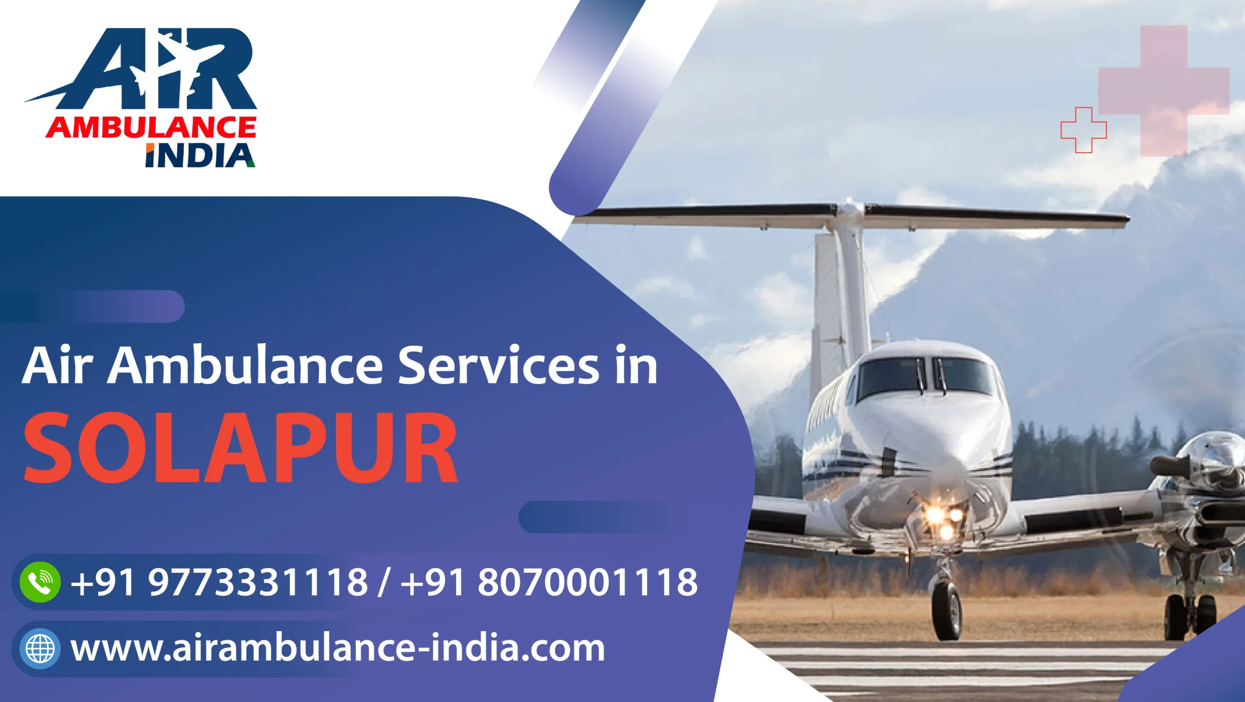 Air Ambulance Services in Solapur