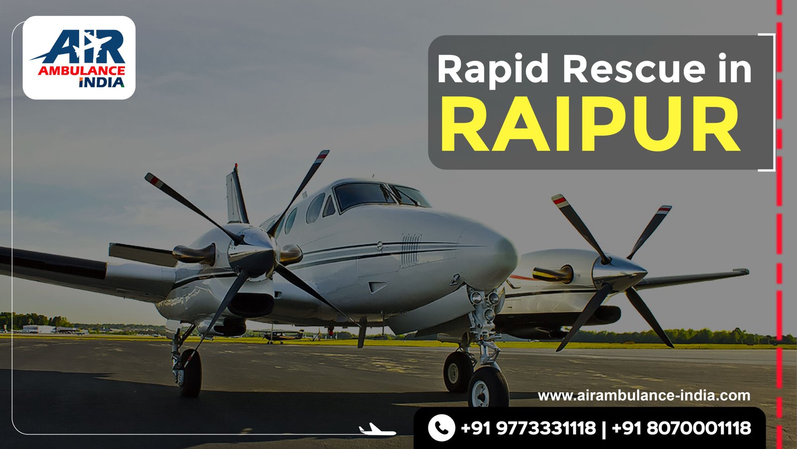 Rapid Rescue: A Closer Look at Air Ambulance Service in Raipur