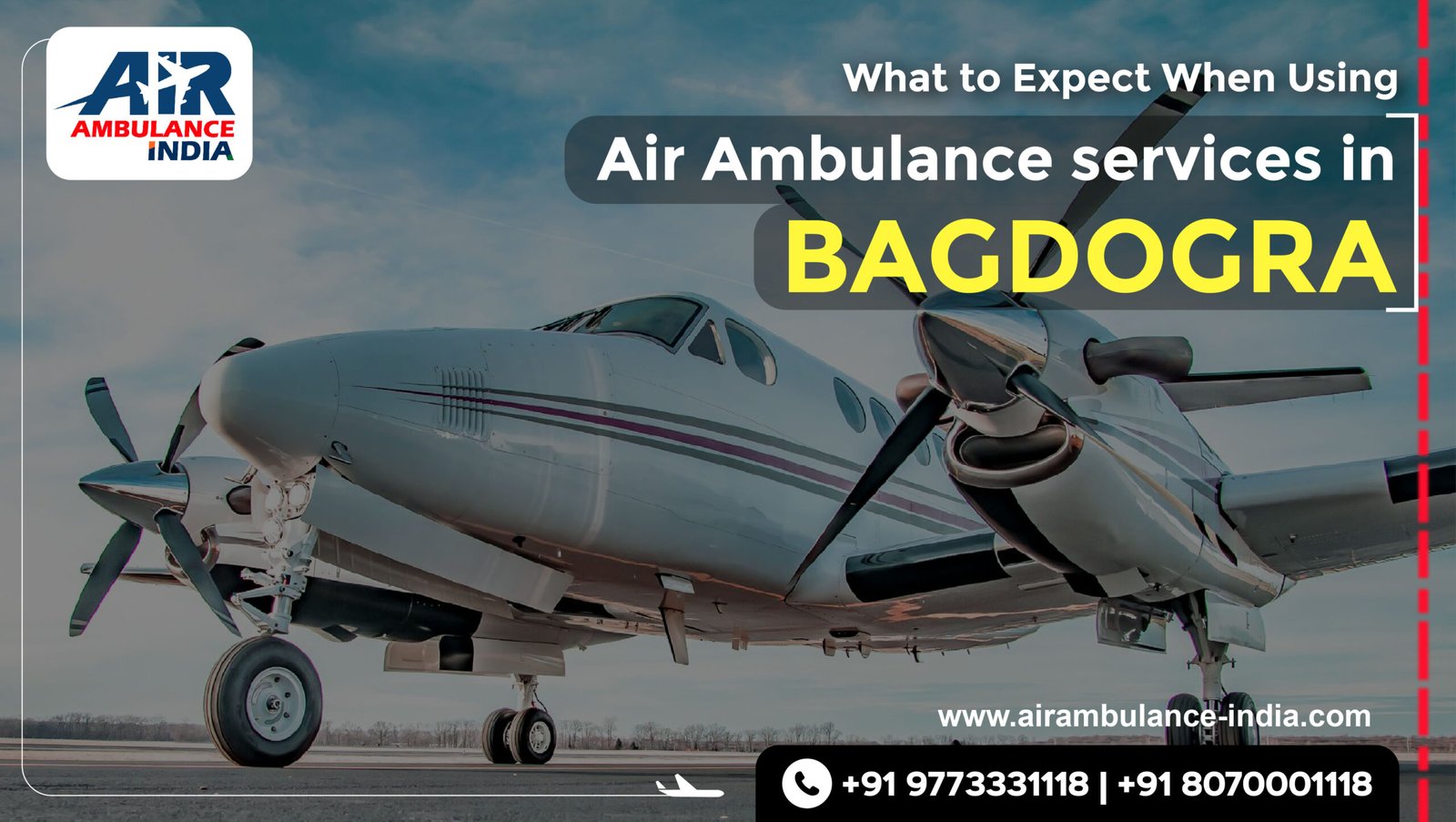 What to Expect When Using Air Ambulance Services Bagdogra